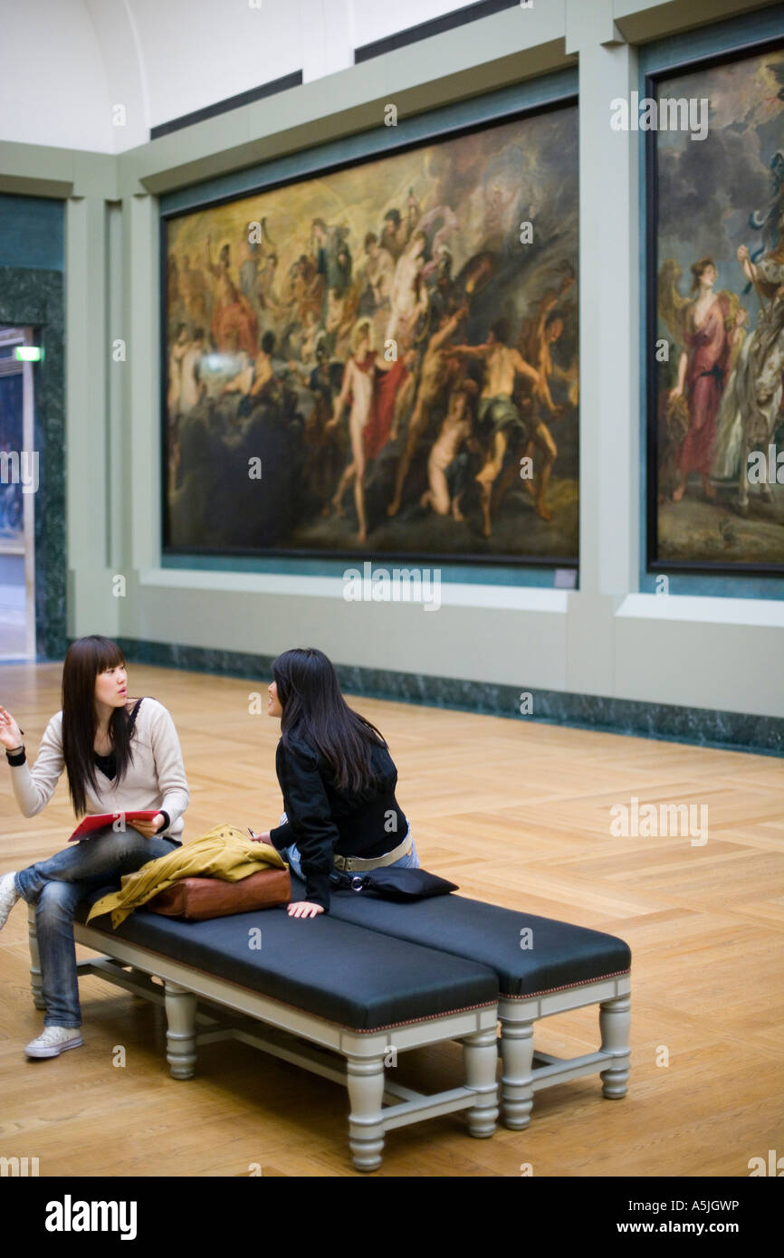 Museo del Louvre París Francia Foto de stock