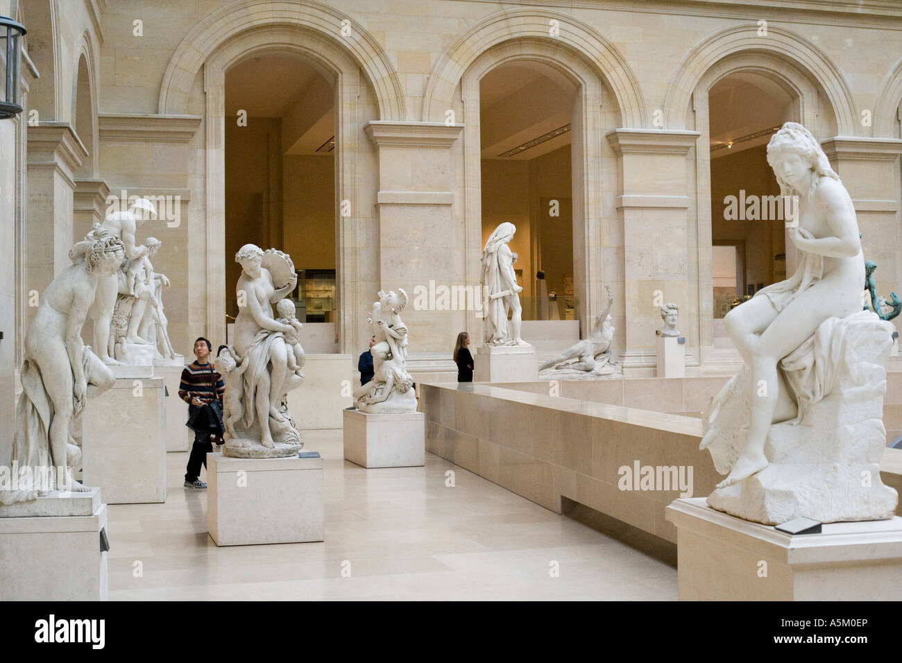 Museo del Louvre, París. Francia Foto de stock