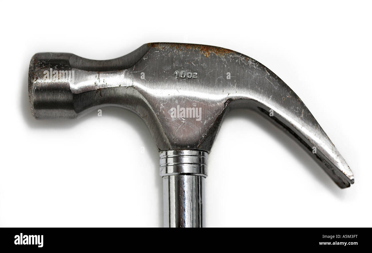 Extracto agricultores sinsonte Primer plano de la cabeza de martillo de acero usados Fotografía de stock -  Alamy