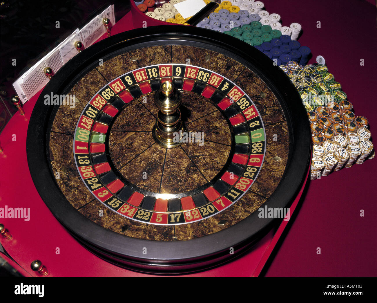 La rueda de la ruleta en el casino Las Vegas Fotografía de stock ...