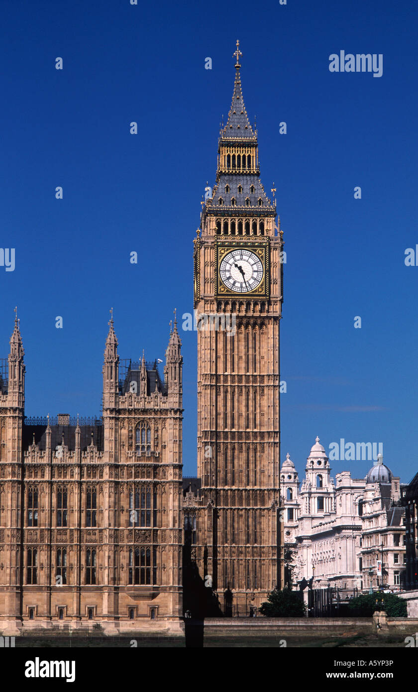 Big Ben (Torre del Reloj), las Casas del Parlamento de Westminster, Londres,  Inglaterra Fotografía de stock - Alamy