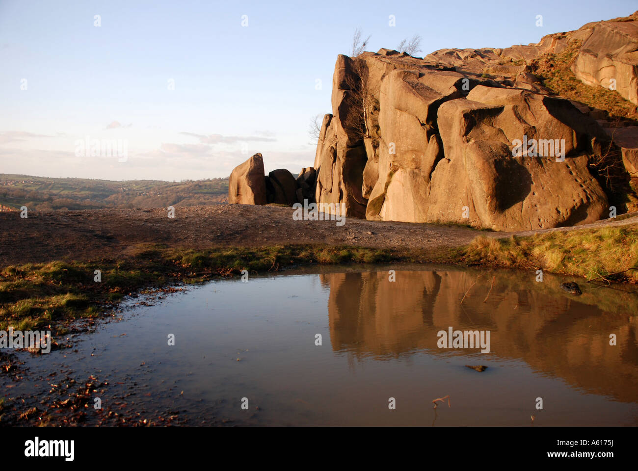 Rocas Negras, Cromford, Derbyshire Foto de stock