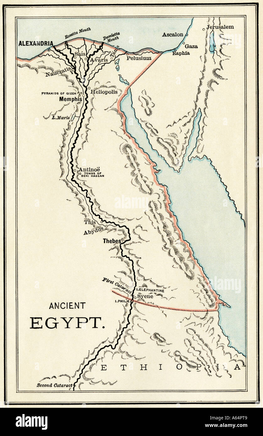 Mapa antiguo egipto fotografías e imágenes de alta resolución Alamy