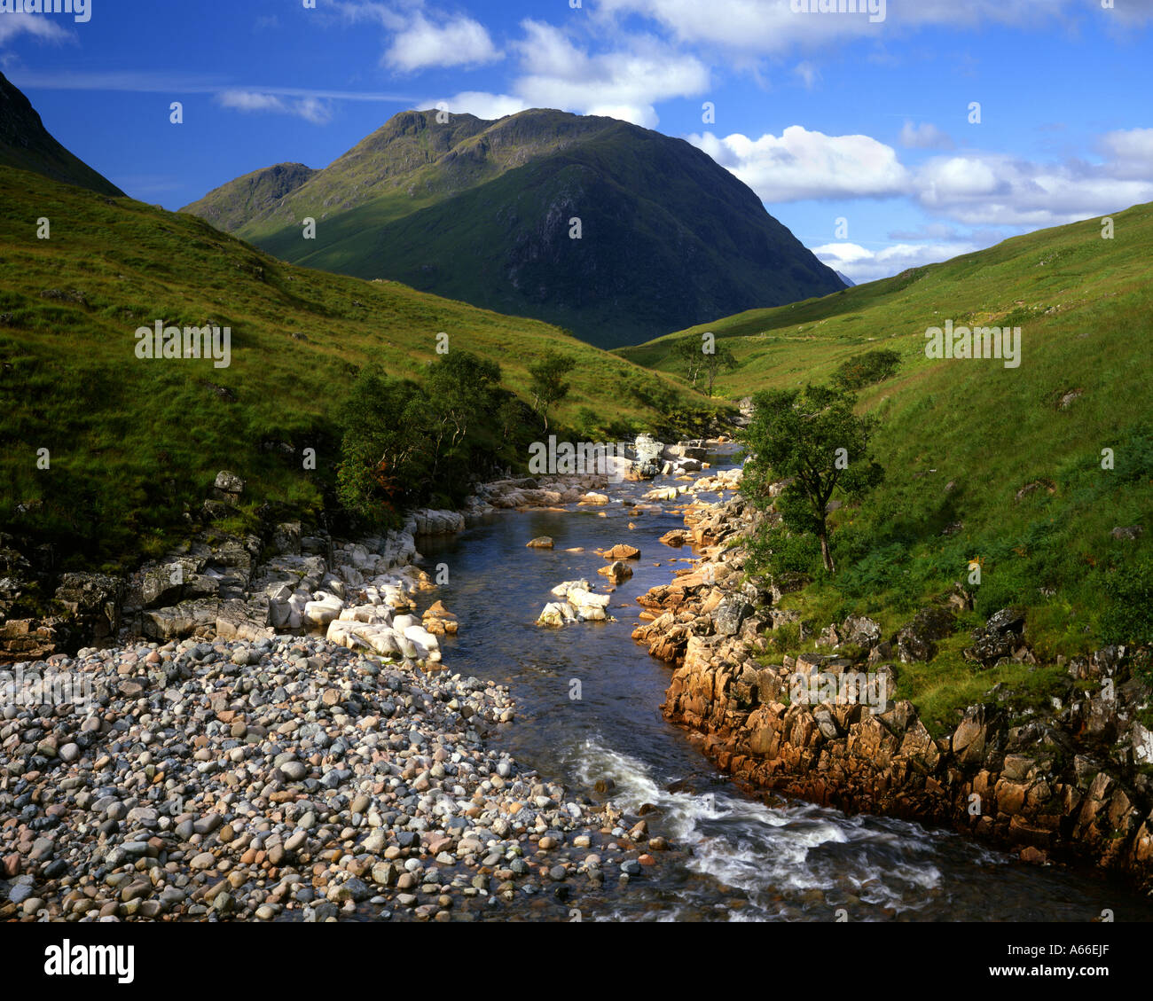 GB - Escocia: Glen Etive, Argyllshire Foto de stock
