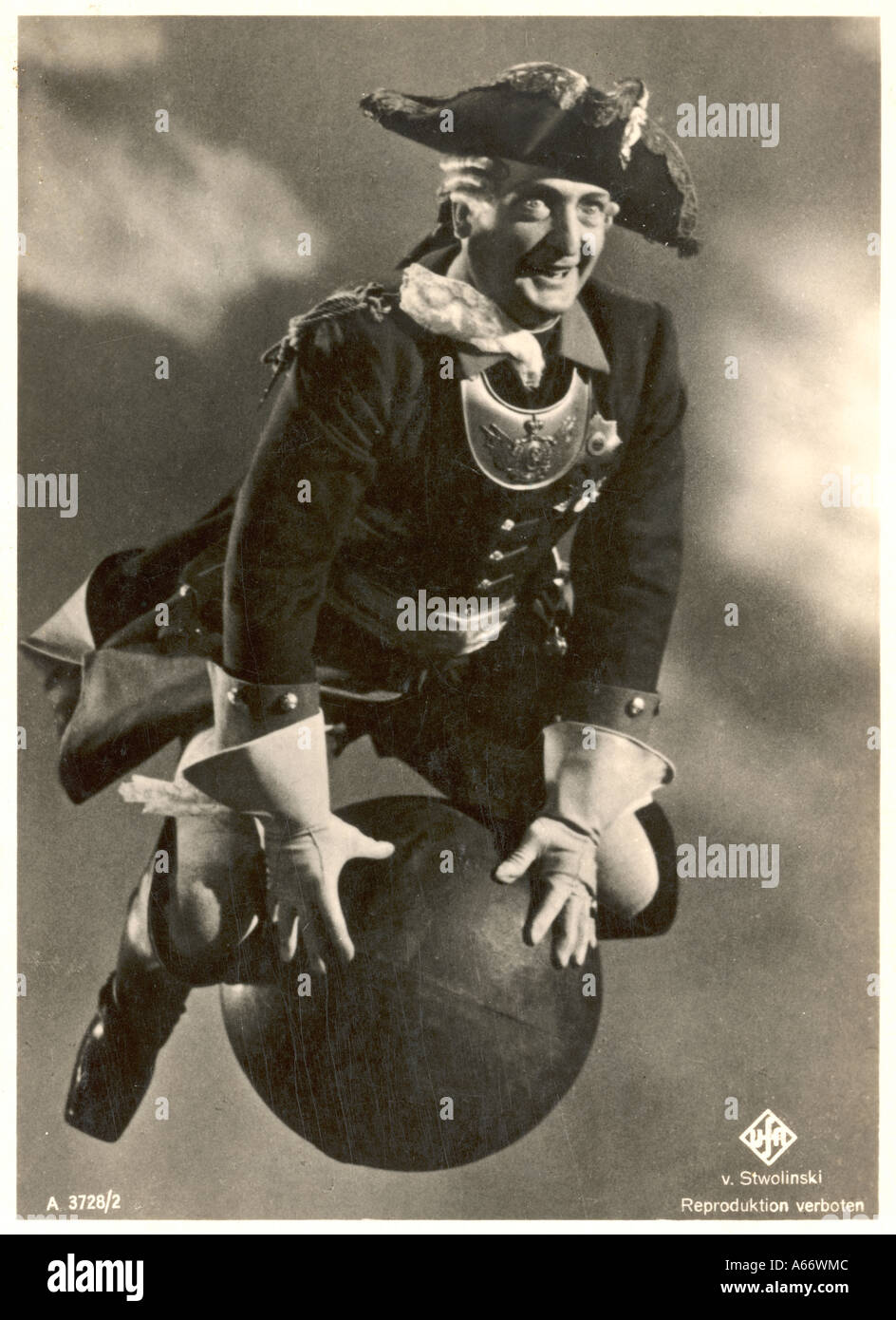 Baron Munchhausen Foto de stock