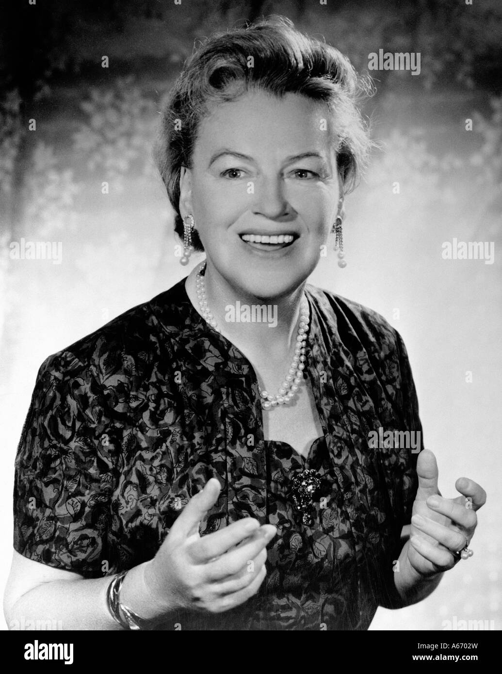 GRACIE CAMPOS actriz y cantante cómico británico de 1898 a 1979 Foto de stock