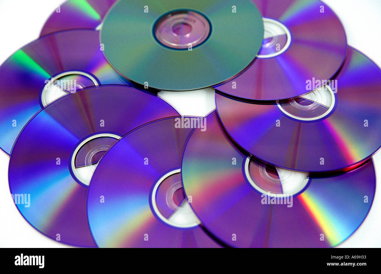 Discos CD DVD disco Disco Versátil Digital Compact Disc Fotografía de stock  - Alamy