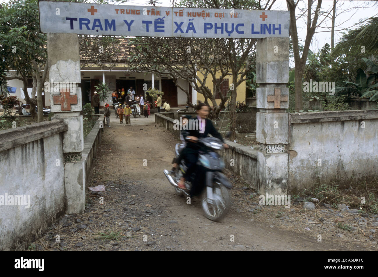 Centro de Salud Phuc Linh Comuna provincia Thai Nguyen Viet Nam Foto de stock