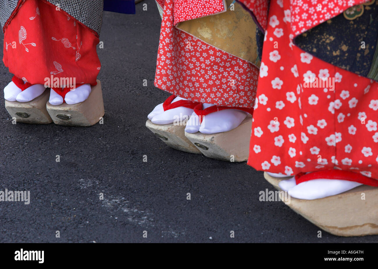 Geishas pies de La verdadera