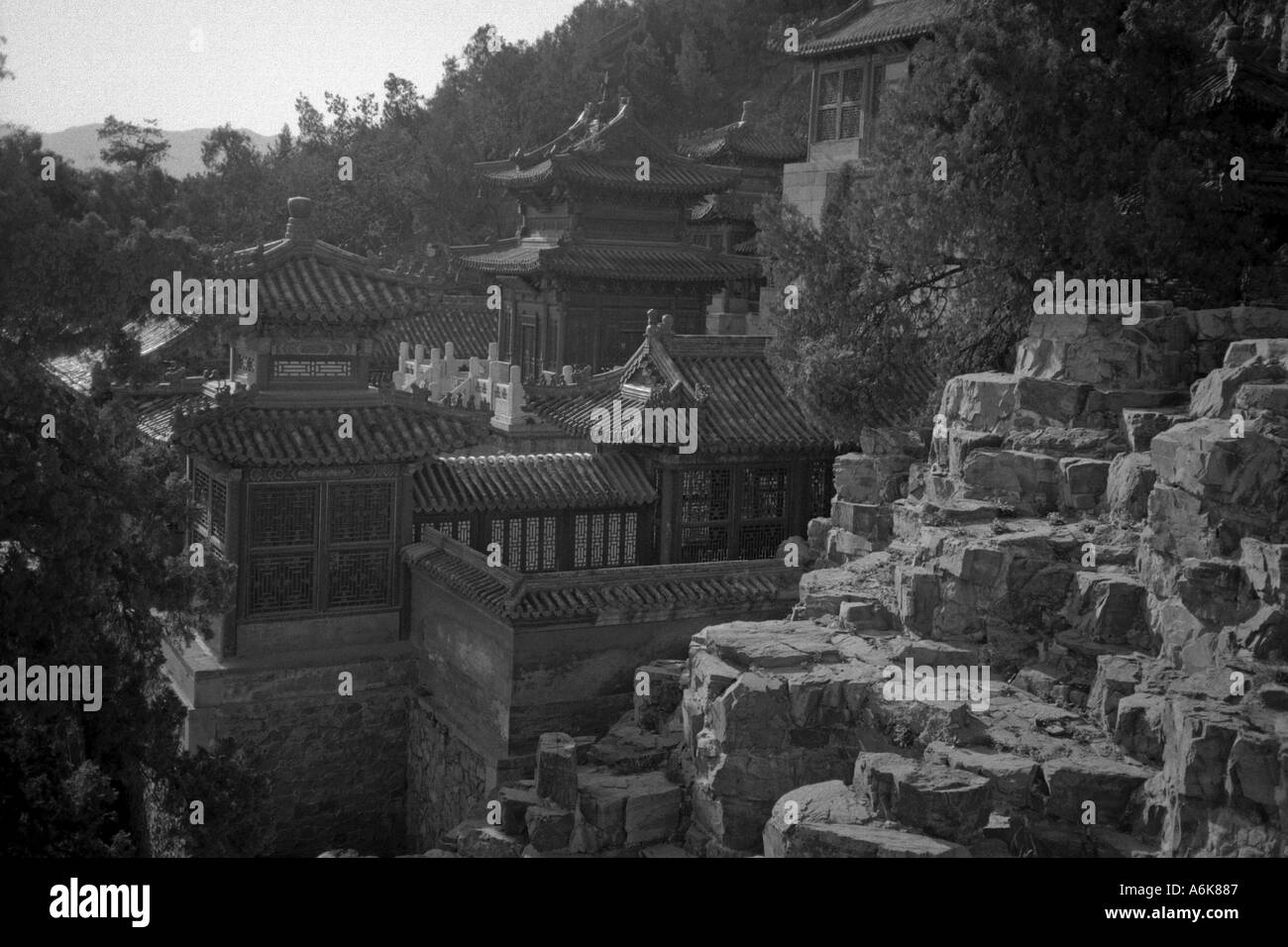 La colina Longevidad Palacio de Verano Sitio de Patrimonio Mundial de la UNESCO en Beijing Pekín China Asia Asia asiáticos Foto de stock