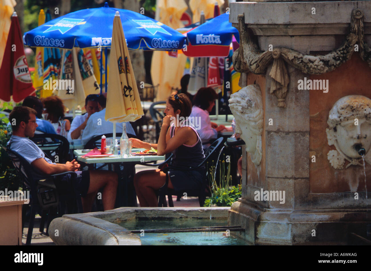 Cotignac Provence Var 83 Francia Europa Foto de stock