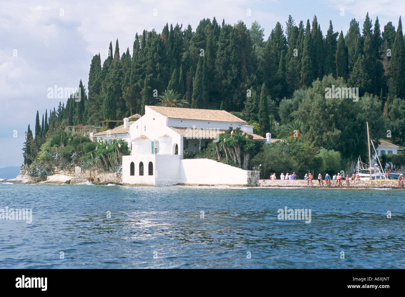 Lawrence Durrell s house Kulura Corfú Islas Griegas Grecia Europa  Fotografía de stock - Alamy