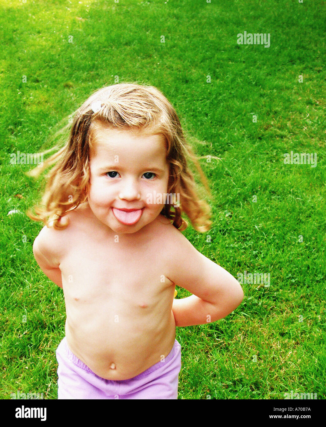 Cheeky Girl Pulling Tongue Out Fotos E Imágenes De Stock Alamy
