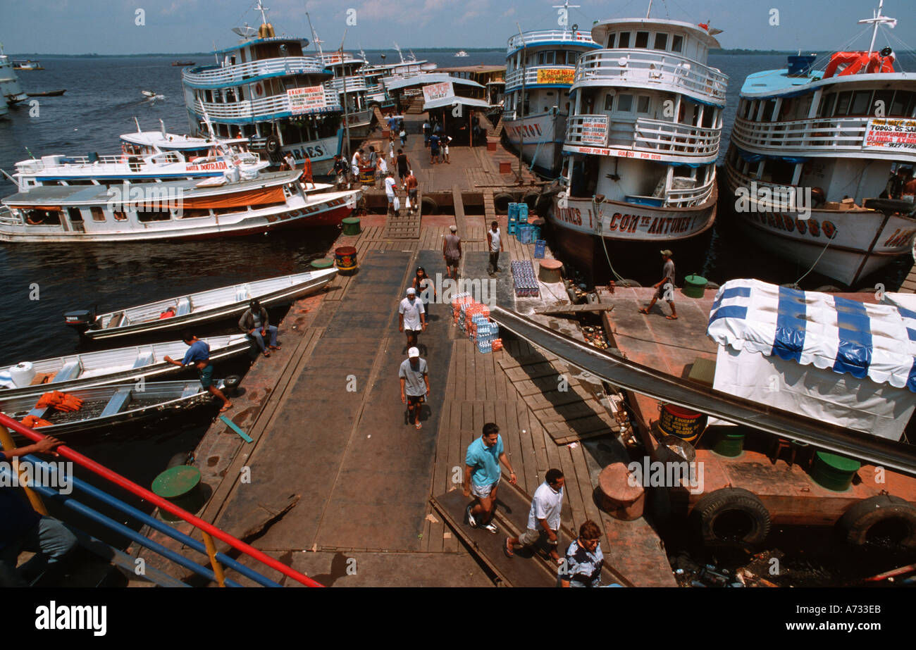 Puerto de Manaus, Amazonas, Brasil Fotografía de stock - Alamy