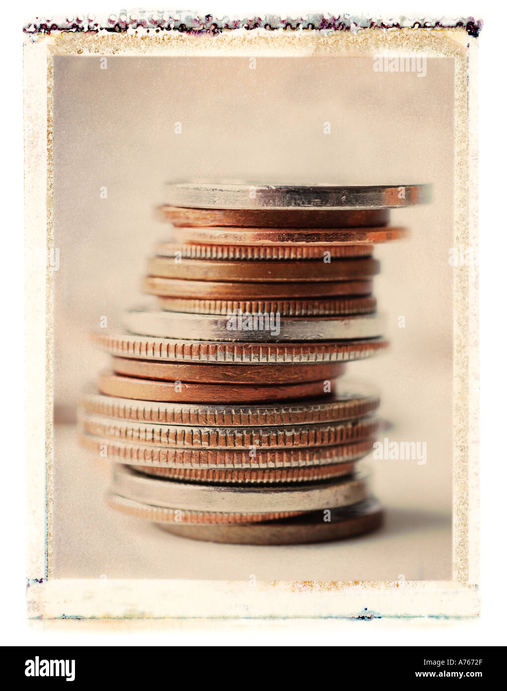 Monedas Foto de stock