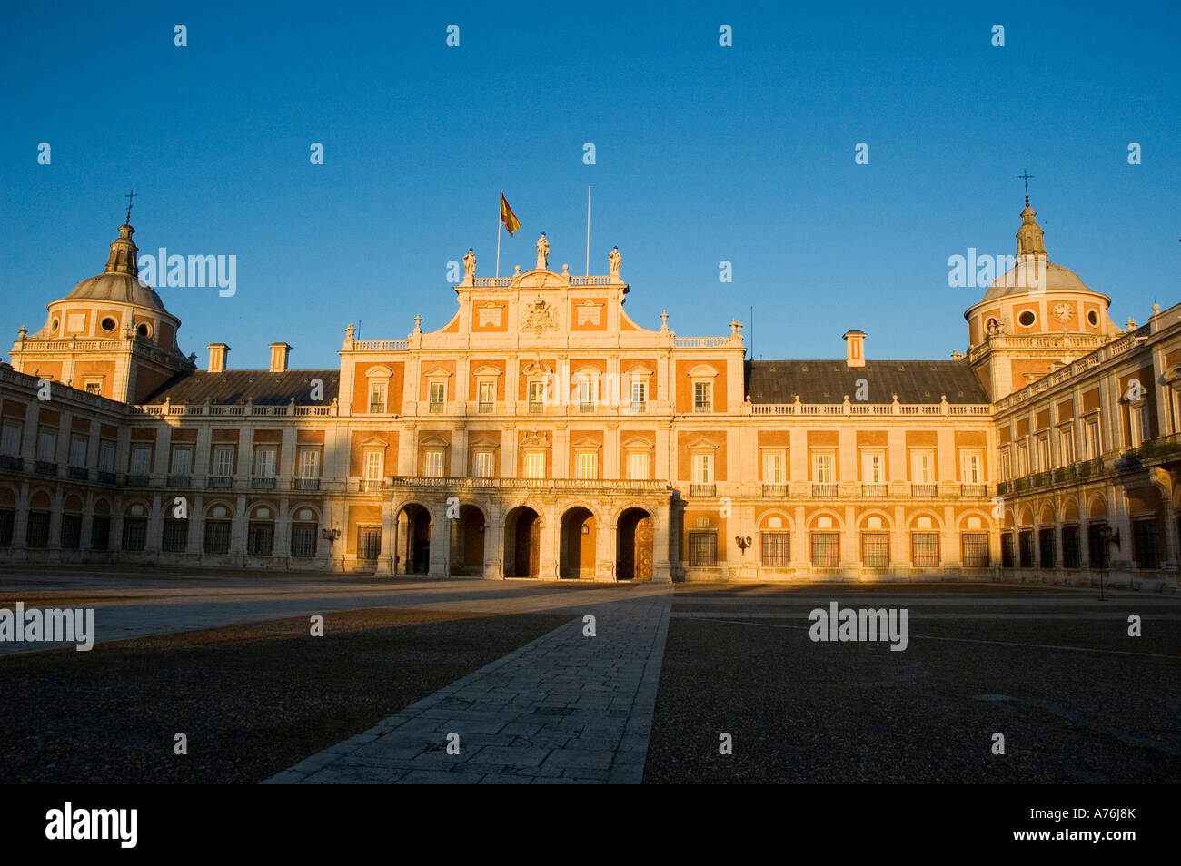 Palacio Real de Aranjuez Comunidad Autónoma de Madrid España Foto de stock