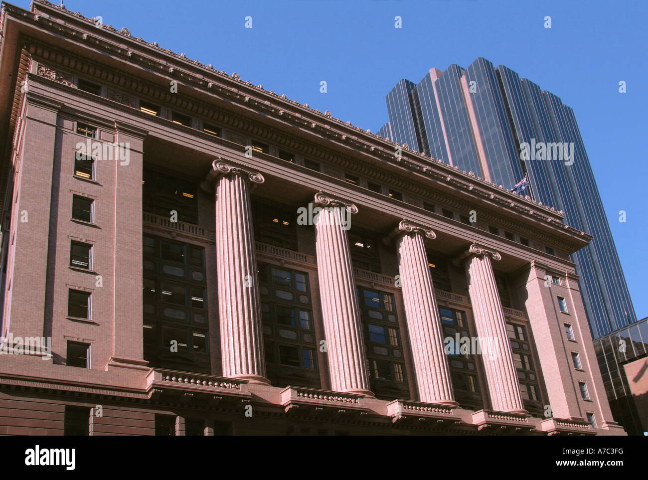 Detalle GPO Martins Place Sydney NSW, Australia Foto de stock