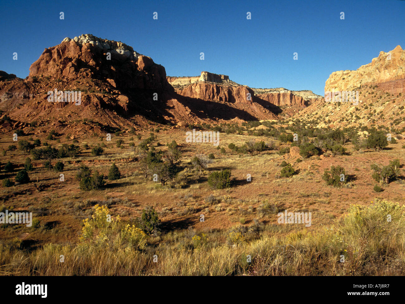 Árido paisaje cerca de Sedona, Arizona Foto de stock