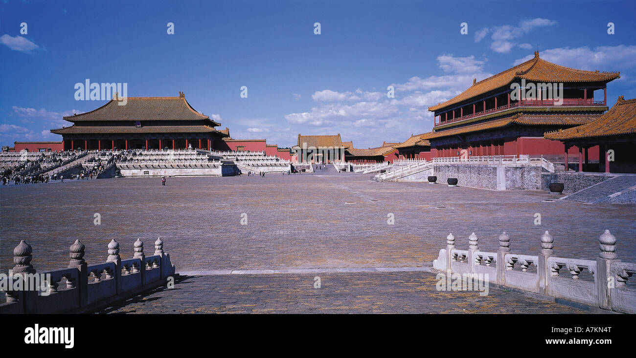 Ciudad Prohibida, Beijing, China Foto de stock