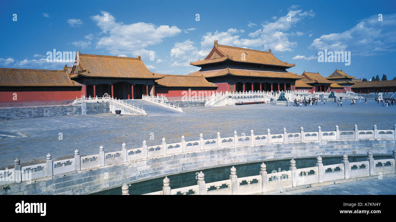 Ciudad Prohibida, Beijing, China Foto de stock