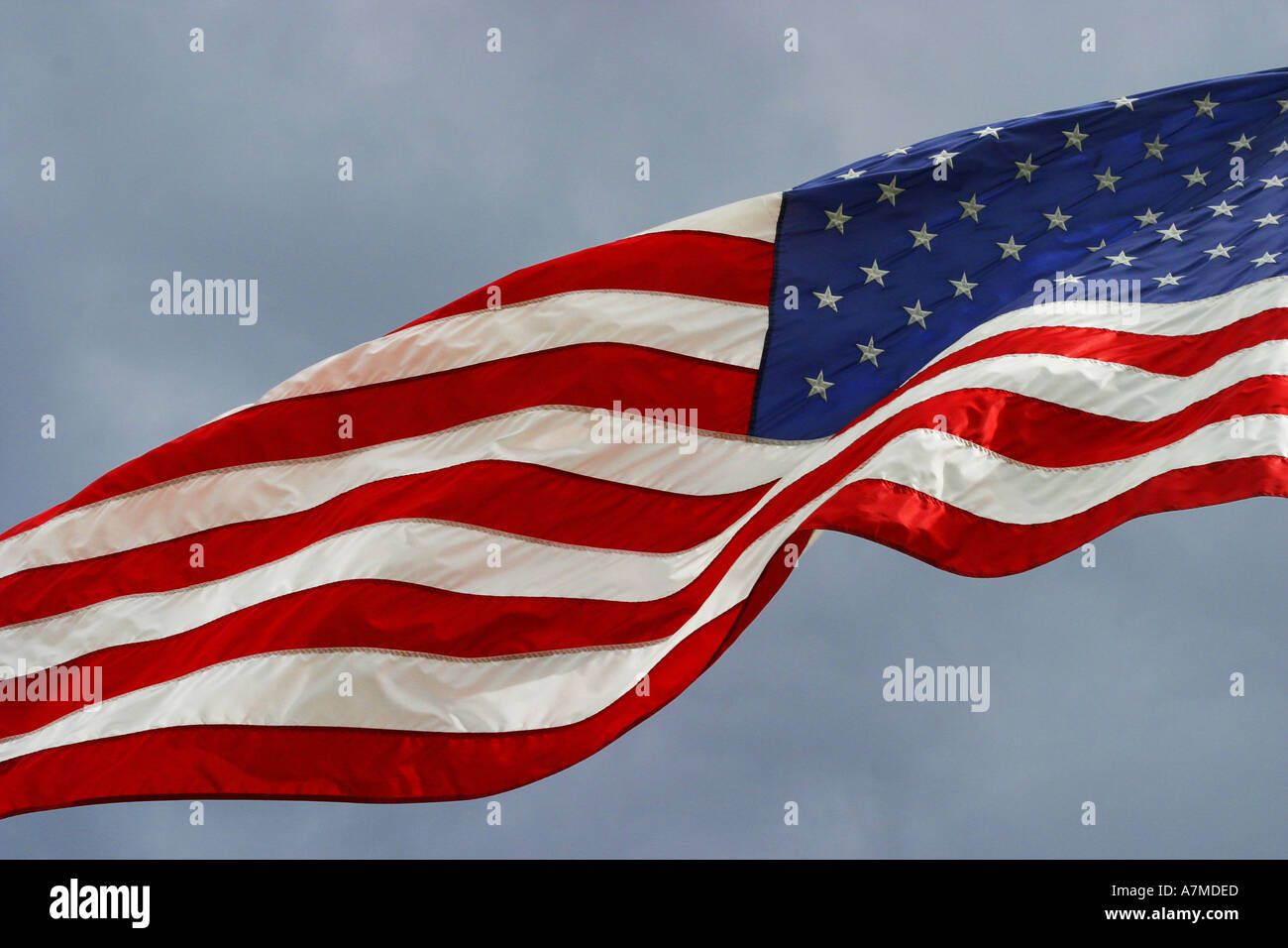 Estados Unidos de América bandera europea de las barras y estrellas Foto de stock
