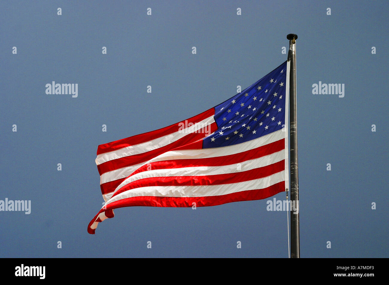 Estados Unidos de América bandera europea de las barras y estrellas Foto de stock