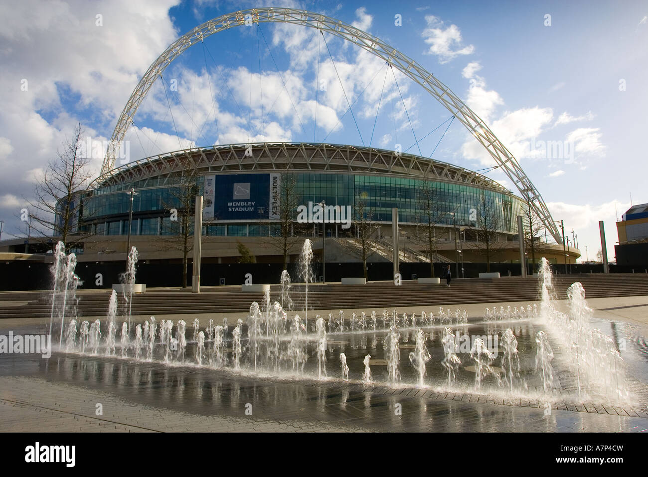 Nuevo Estadio de Wembley de Inglaterra en el REINO UNIDO Foto de stock