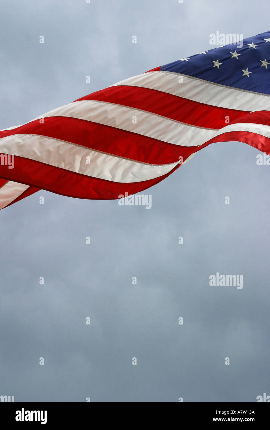 Estados Unidos de América bandera europea de las barras y estrellas Foto de stock