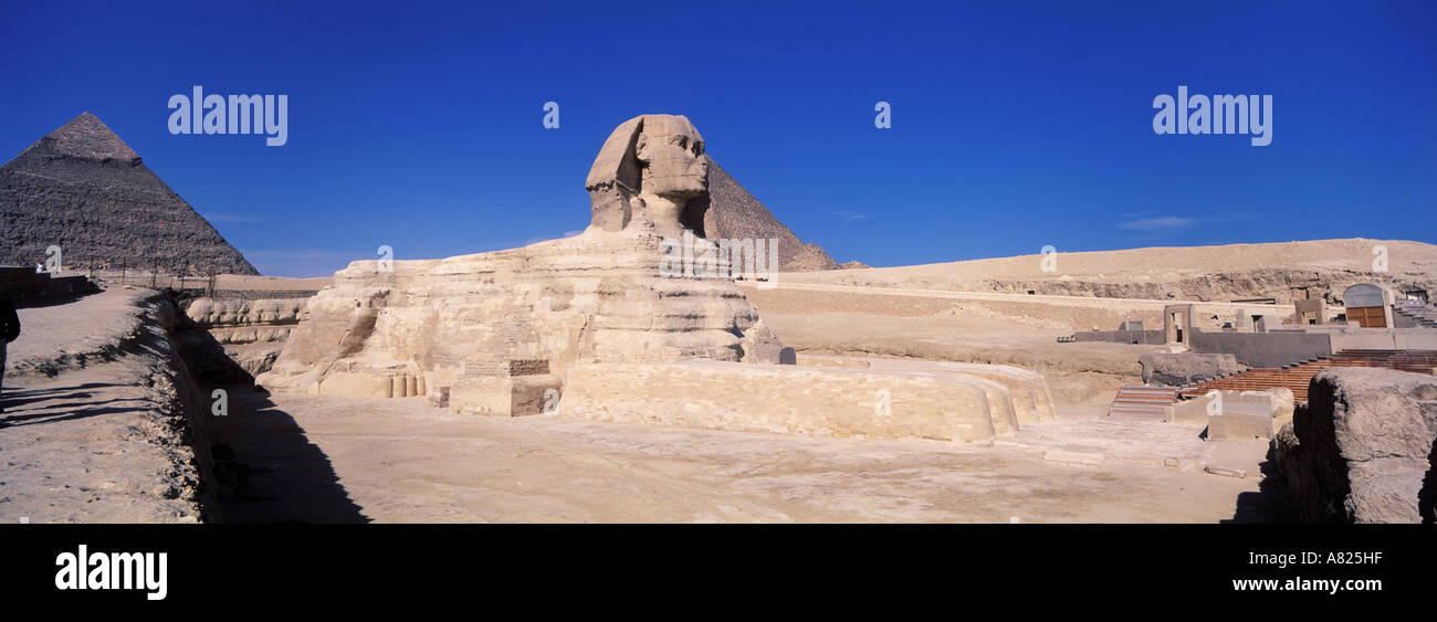 Egipto, la esfinge de Gizeh Foto de stock