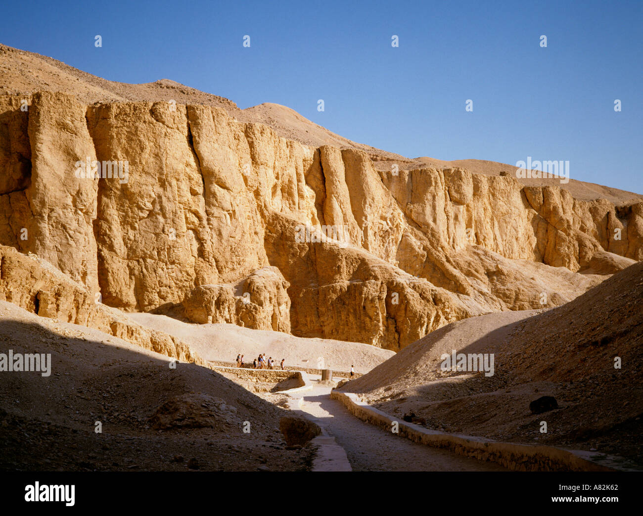 Egipto Luxor Valle de los Reyes Foto de stock