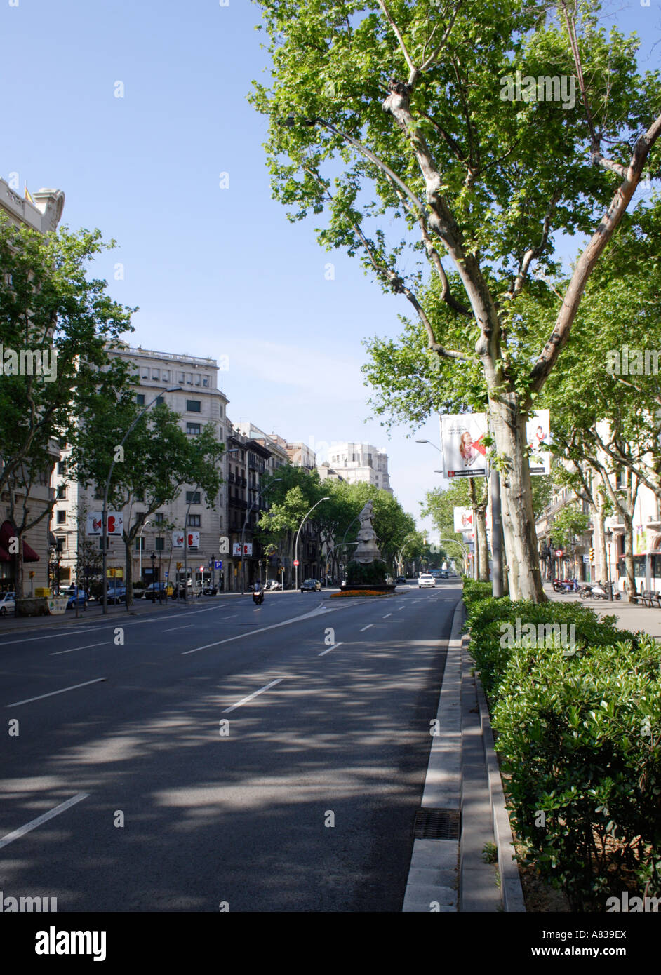 Gran Via de les Corts Catalanes Barcelona Fotografía de stock - Alamy