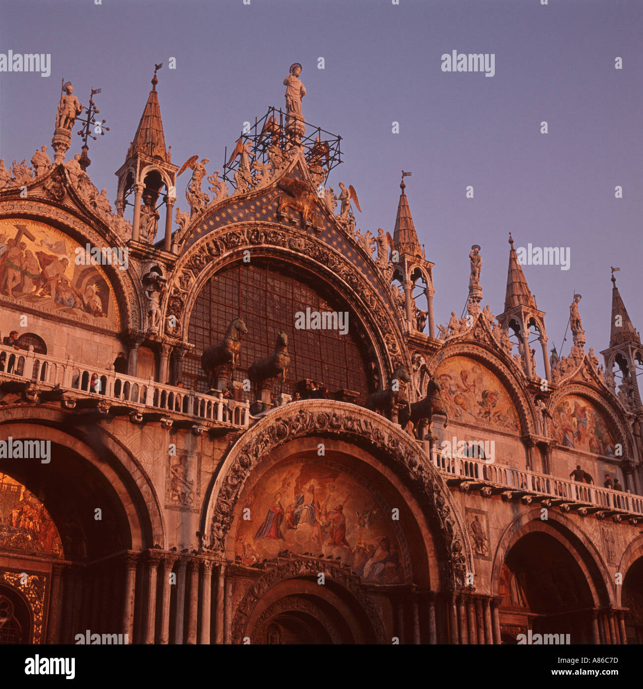 Piazza San Marco Venecia Italia Foto de stock