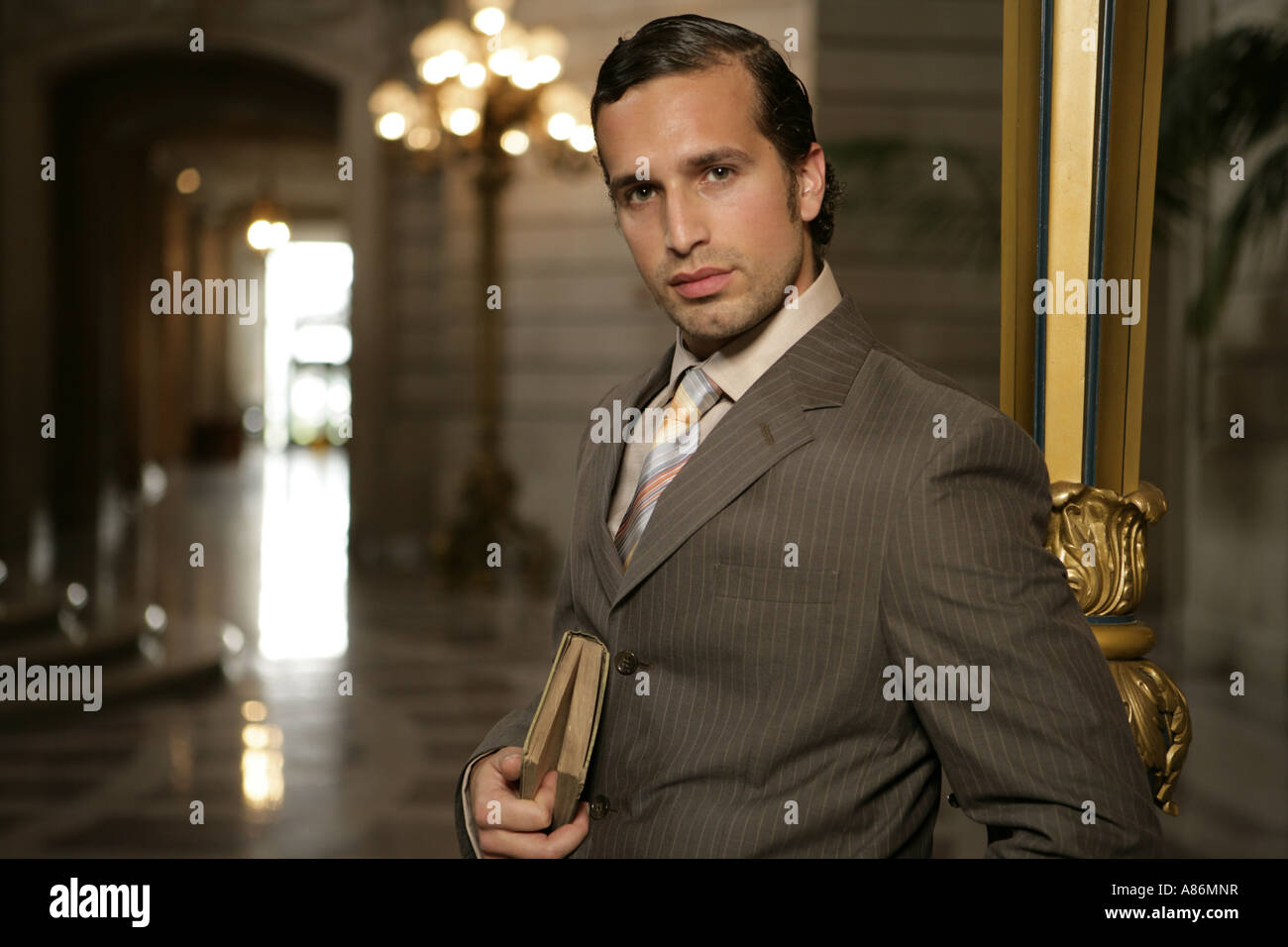 Retrato de un hombre de negocios. Foto de stock