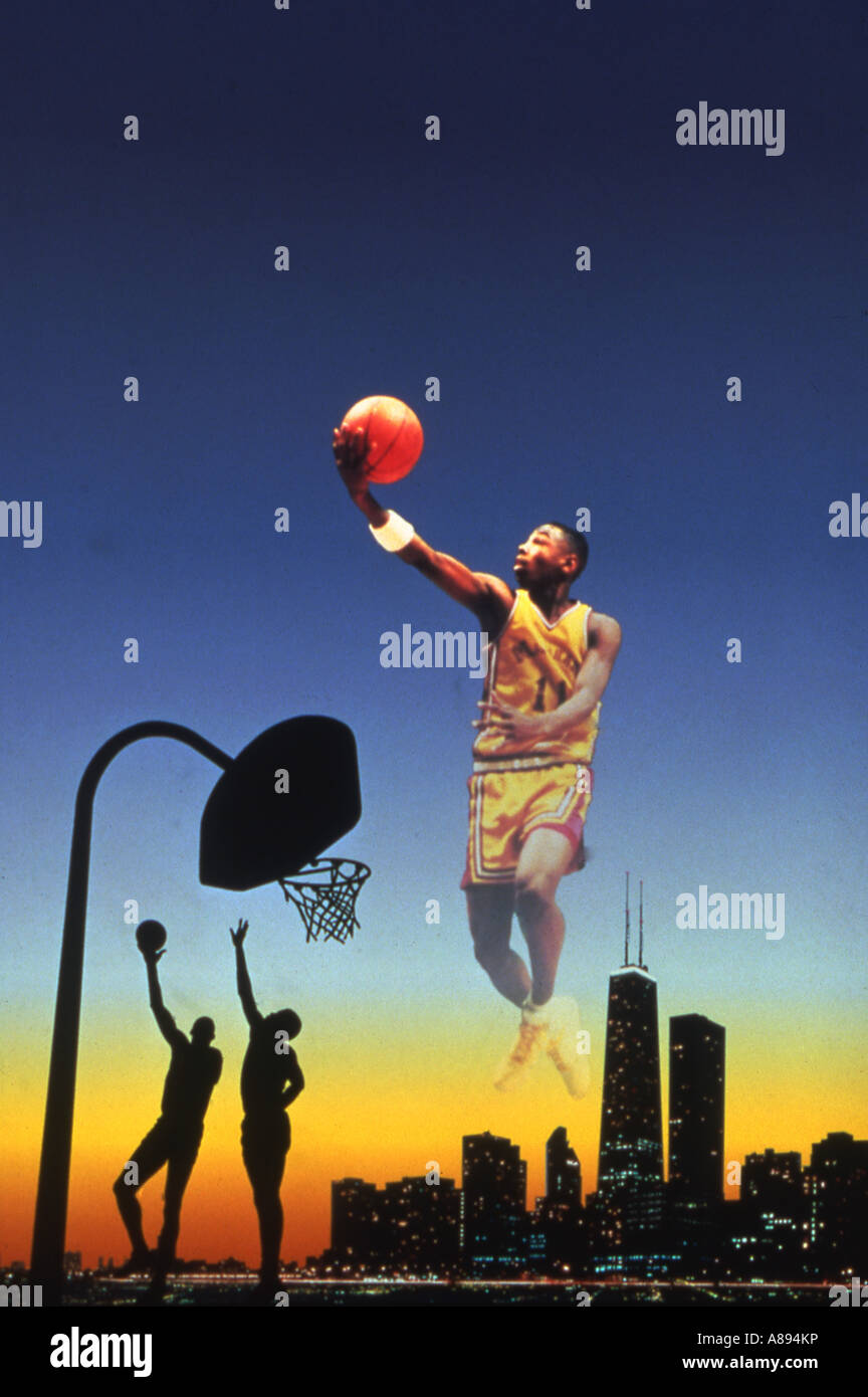HOOP DREAMS 1995 Feature/FineLineNewLine película documental sobre baloncesto Foto de stock
