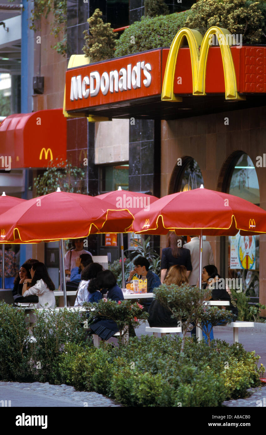 El restaurante McDonald s franquicia en Ciudad de México México Foto de stock