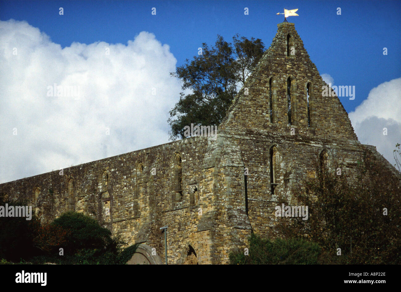 Batalla abadía construida en el Battle grounds, donde Guillermo el Conquistador derrotó a Harold en 1066 Foto de stock