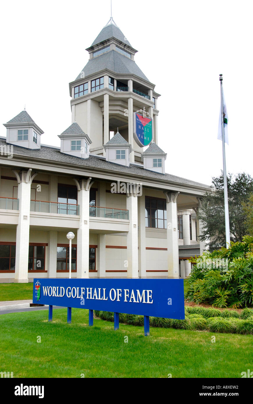 El World Golf Hall of Fame St Augustine FL Florida Golf Village Foto de stock