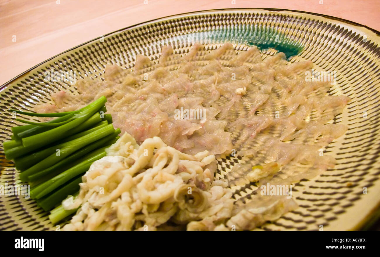 Fugu sashimi fotografías e imágenes de alta resolución Alamy