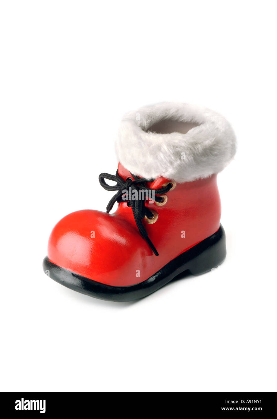 Santa Claus, botas - Nikolaus Stiefel Foto de stock