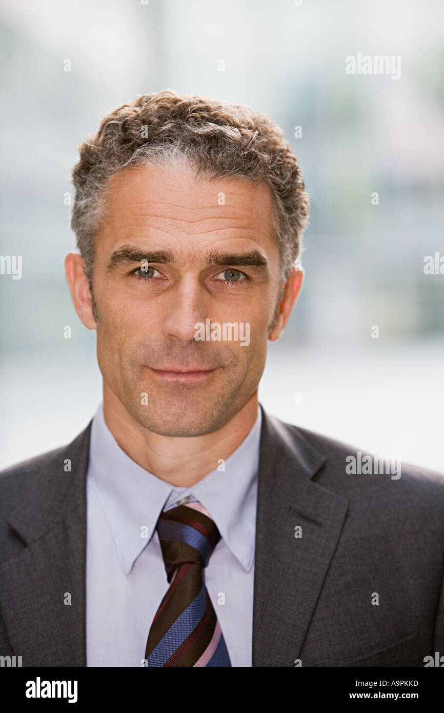 Retrato de un hombre de negocios Foto de stock