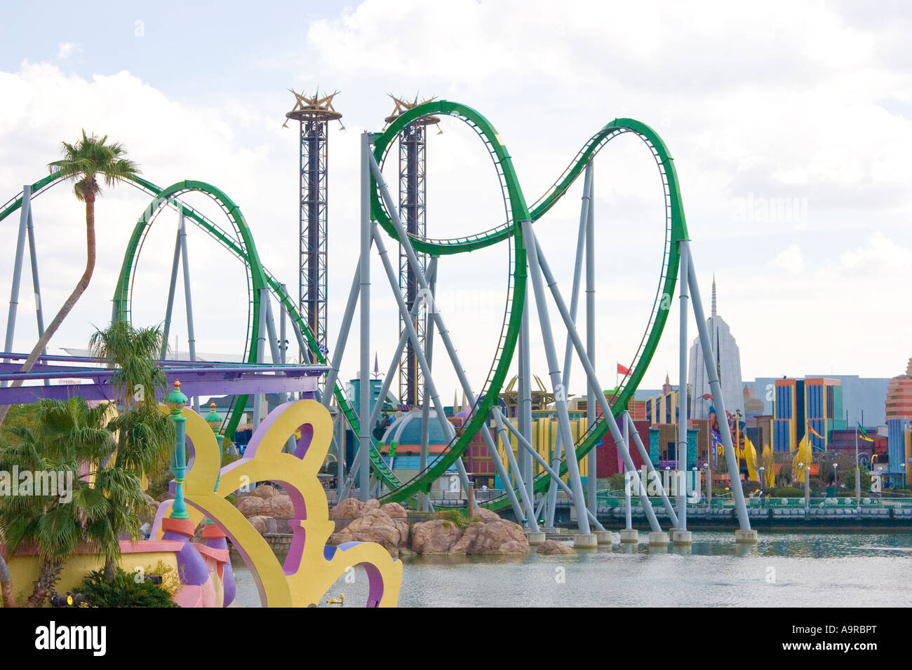 The Incredible Hulk Roller Coaster Adventure Island, Orlando, Florida