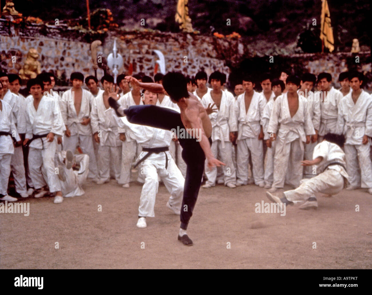 Introduzca el dragón - 1973 Warner película con Bruce Lee Foto de stock