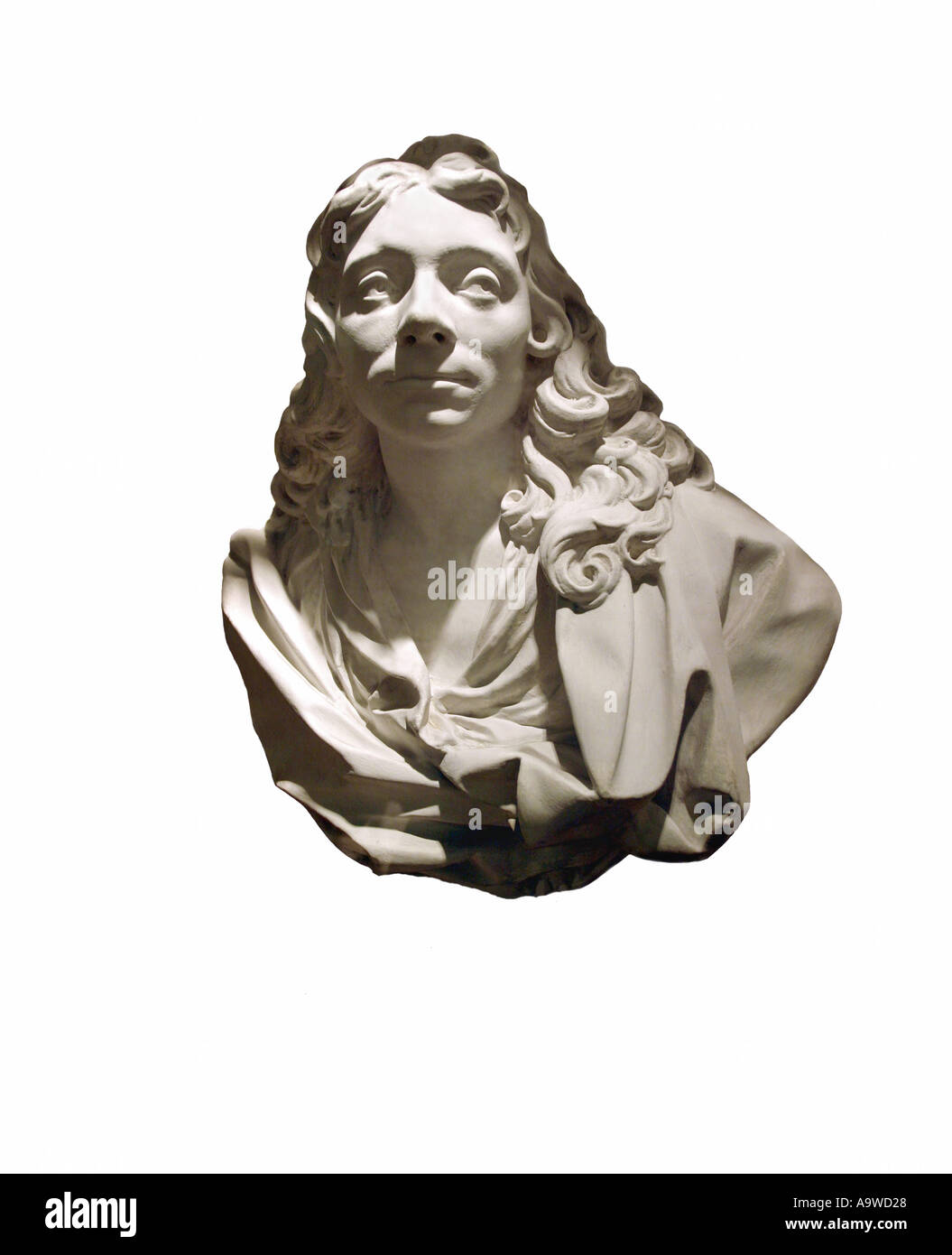Busto de Sir Christopher Wren Foto de stock