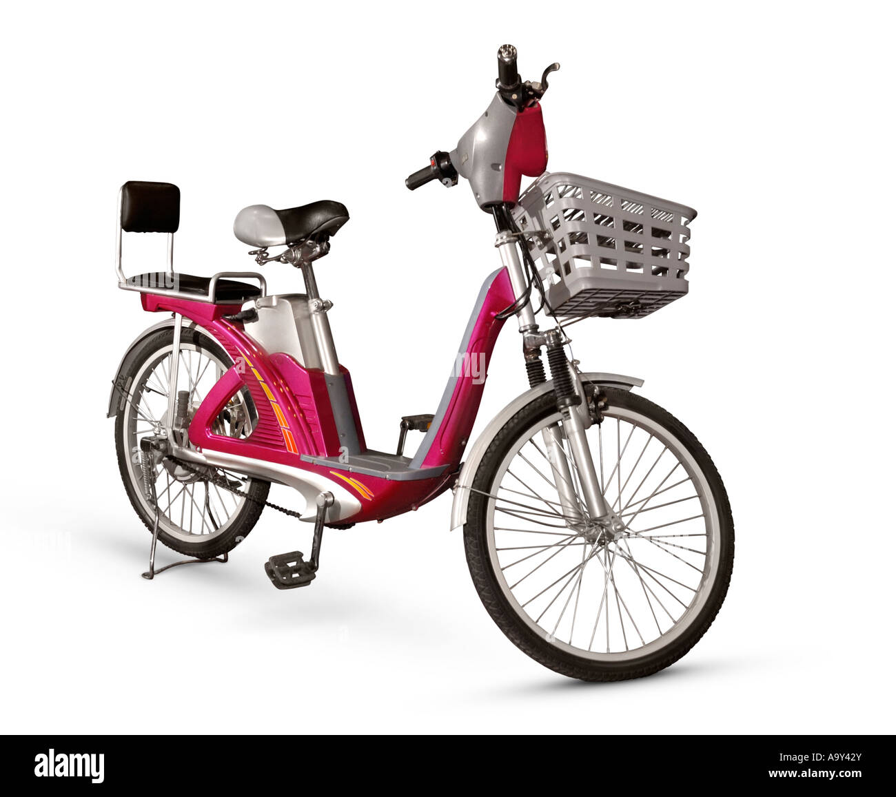 Bicicleta eléctrica Commuter bike recorte aislado en Fotografía de stock Alamy