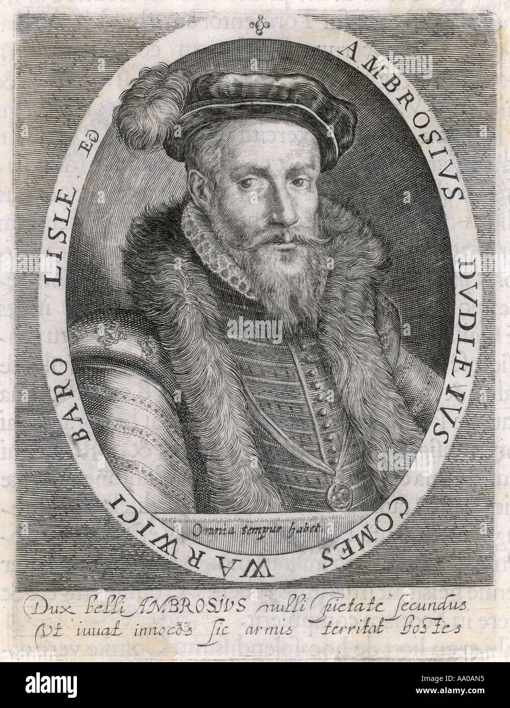 Dudley 1528 1589 Foto de stock