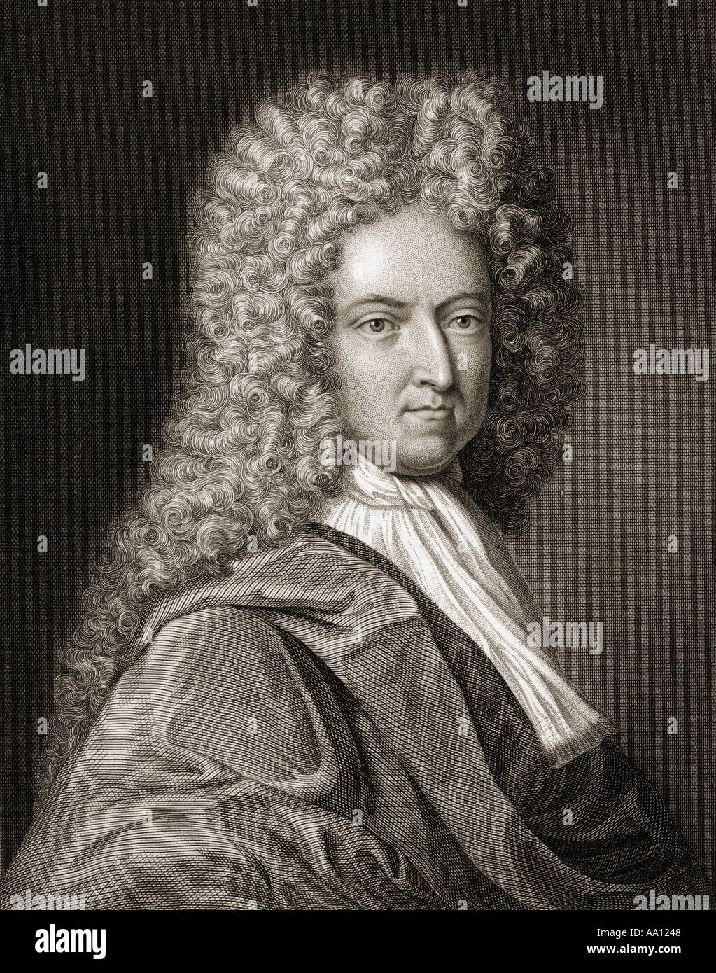 Daniel Defoe, 1660 - 1731. Novelista y periodista inglés Foto de stock