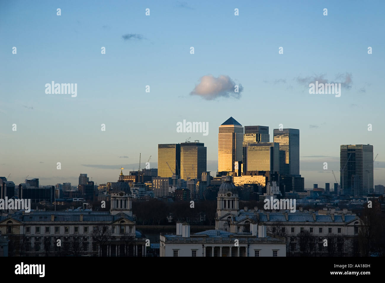 Canary wharf Foto de stock