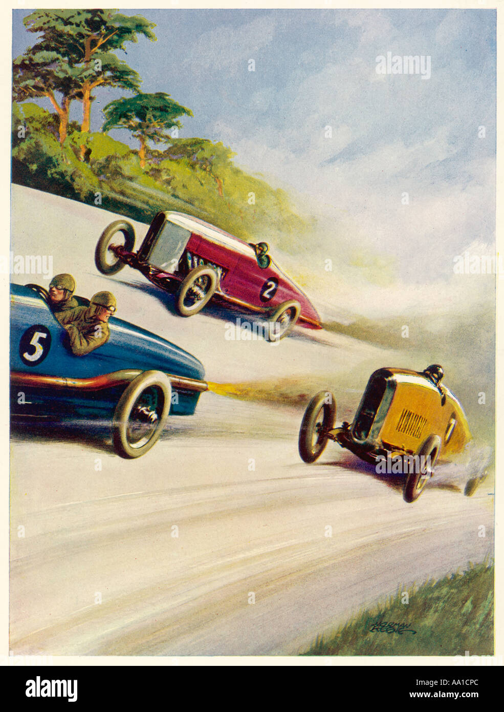 Motor Racing en 1926 Foto de stock