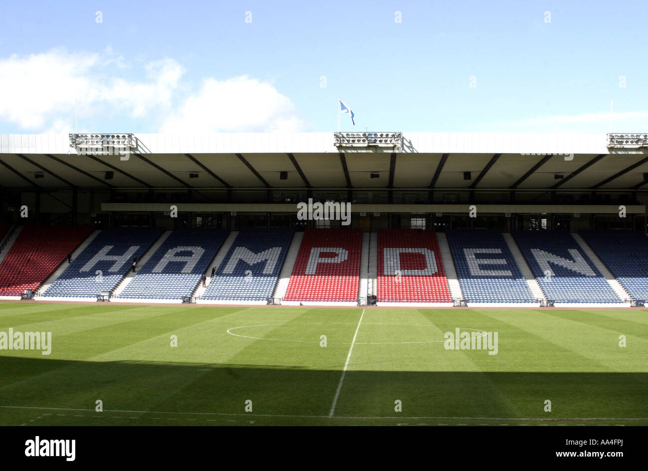 Hampden Park Scotlands estadio nacional de fútbol de Glasgow Foto de stock