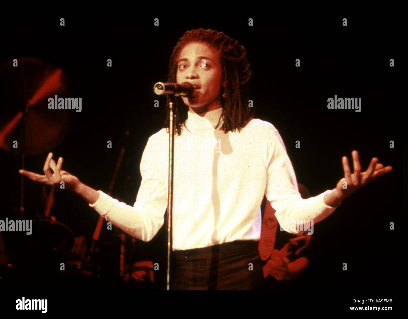 TERENCE TRENT D'ARBY cantante estadounidense alrededor de 1988 Foto de stock